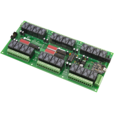 Industrial Relay Controller 24-Channel SPDT + 8-Channel ADC